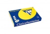 Másolópapír színes Clairefontaine Trophée A/3 160g intenzív sárga 250 ív/csomag