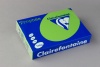 Másolópapír színes Clairefontaine Trophée A/4 160g intenzív zöld 250 ív/csomag