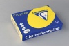 Másolópapír színes Clairefontaine Trophée A/4 160g intenzív sárga 250 ív/csomag