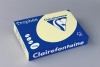 Másolópapír színes Clairefontaine Trophée A/4 160g pasztell kanárisárga 250 ív/csomag