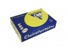 Másolópapír színes Clairefontaine Trophée A/4 210g intenzív sárga 250 ív/csomag