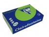 Másolópapír színes Clairefontaine Trophée A/4 210g intenzív zöld 250 ív/csomag