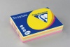 Másolópapír színes Clairefontaine Trophée A/4 80g neon vegyes színek 4x125 ív/csomag