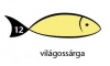 Karton Rainbow 50x70 cm 230g pasztell világossárga 12