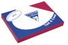 Karton bőrhatású Clairefontaine Text and Cover A/4 240g burgundi 100 ív/csomag