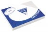 Karton bőrhatású Clairefontaine Text and Cover A/4 240g fehér 100 ív/csomag
