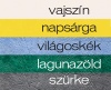 Karton bőrhatású Clairefontaine Text and Cover A/4 270g világos vegyes szín 5x20 ív/csomag