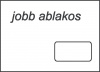 Boríték LC/5 öntapadós jobb ablakos