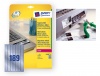 Etikett címke Avery Zweckform 25.4x10 mm lézer címke poliészter ezüst 20 ív 3780 db/csomag L6008