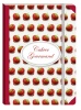 Füzet Clairefontaine Cahiers Gourmand 105x148 mm 72 lapos puha fedeles gumis vonalas Strawberries