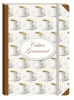 Füzet Clairefontaine Cahiers Gourmand 105x148 mm 72 lapos puha fedeles gumis vonalas Coffee