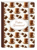 Füzet Clairefontaine Cahiers Gourmand 105x148 mm 72 lapos puha fedeles gumis vonalas Hot Chocolat