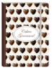 Füzet Clairefontaine Cahiers Gourmand 105x148 mm 72 lapos puha fedeles gumis vonalas Heart Chocolat