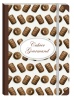 Füzet Clairefontaine Cahiers Gourmand 105x148 mm 72 lapos puha fedeles gumis vonalas Praline