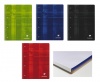 Spirálfüzet Clairefontaine Studium A/4+ 80 lapos színezett szélű vegyes kockás színek vegyes