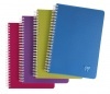 Spirálfüzet Clairefontaine Linicolor Intensive A/5-90 lapos kockás
