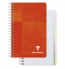 Spirálfüzet Clairefontaine 110x170 mm 48 lapos színregiszteres kockás