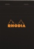 Jegyzettömb Clairefontaine Rhodia Black A/4 80 lapos kockás