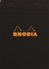 Jegyzettömb Clairefontaine Rhodia Black A/5 80 lapos kockás