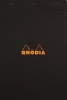 Jegyzettömb Clairefontaine Rhodia Black A/6 80 lapos kockás