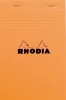 Jegyzettömb Clairefontaine Rhodia Orange 11x17 cm 80 lapos kockás
