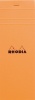 Jegyzettömb Clairefontaine Rhodia Orange 7.4x21 cm 80 lapos kockás