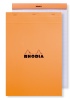 Jegyzettömb Clairefontaine Rhodia Orange A/4+ 80 lapos vonalas