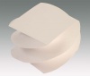 Kockatömb 9x9x6 cm csavart fehér