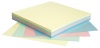 Öntapadós jegyzettömb Info Notes 75x75 mm 100 lapos pasztell vegyes színek
