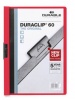 Clip-mappa Durable Duraclip A/4 60 lapig piros