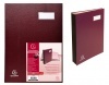 Aláírókönyv Exacompta 240x320 mm 18 részes burgundi