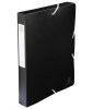 Füzetbox PP Exacompta Exabox A/4 40 mm gerinccel gumis fekete