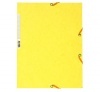 Gumis mappa karton Exacompta prespán A/4 citromsárga