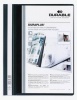 Gyorsfűző PVC Durable Duraplus A/4 áttetsző zsebes előlap fekete