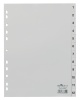 Elválasztólap PP Durable A/4 1-12-ig szürke