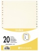 Regiszter karton Exacompta A/4 A-Z-ig bézs