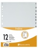 Regiszter PP Exacompta 297x242 mm 1-31-ig szürke