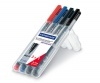 Marker Staedtler Lumocolor permanent M 4 db-os klt.