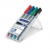 Marker Staedtler Lumocolor permanent 1-2 mm 4 db-os klt.