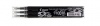 Roller betét Pilot Frixion fekete 3 db/csomag BLS-FR-7-B-S3