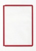Bemutatótábla Durable Sherpa PP piros