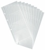 Névjegykártyatartó betét Durable Visifix 80 db-os egysoros 10 db/csomag