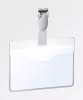 Névkitűző Durable Euro 90x54 mm forgatható fémcsipesszel