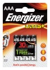 Elem Energizer Ultra+ alkáli LR03 AAA mikro 4 db/csomag