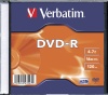 DVD+R Vernatim 4.7 GB írható 16x normál tok nyomtatható