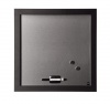 Mágnestábla Bi-Office Black Shadow fakeretes 45x45 cm ezüst/fekete