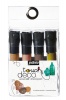 Kreatív festék Pébéo Touch 30 ml 4 db-os klt. arany árnyalatú színek