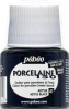 Kreatív porcelánfesték Pébéo Porcaline 150 égethető 45 ml mélyfekete