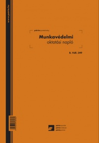 Munkavédelmi oktatási napló 24 lapos füzet A/4 álló