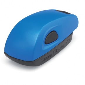 Stamp Mouse 20 kék blanco párnával